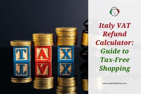 tax free gucci bag|Italy VAT Refund Calculator: Guide to Tax.